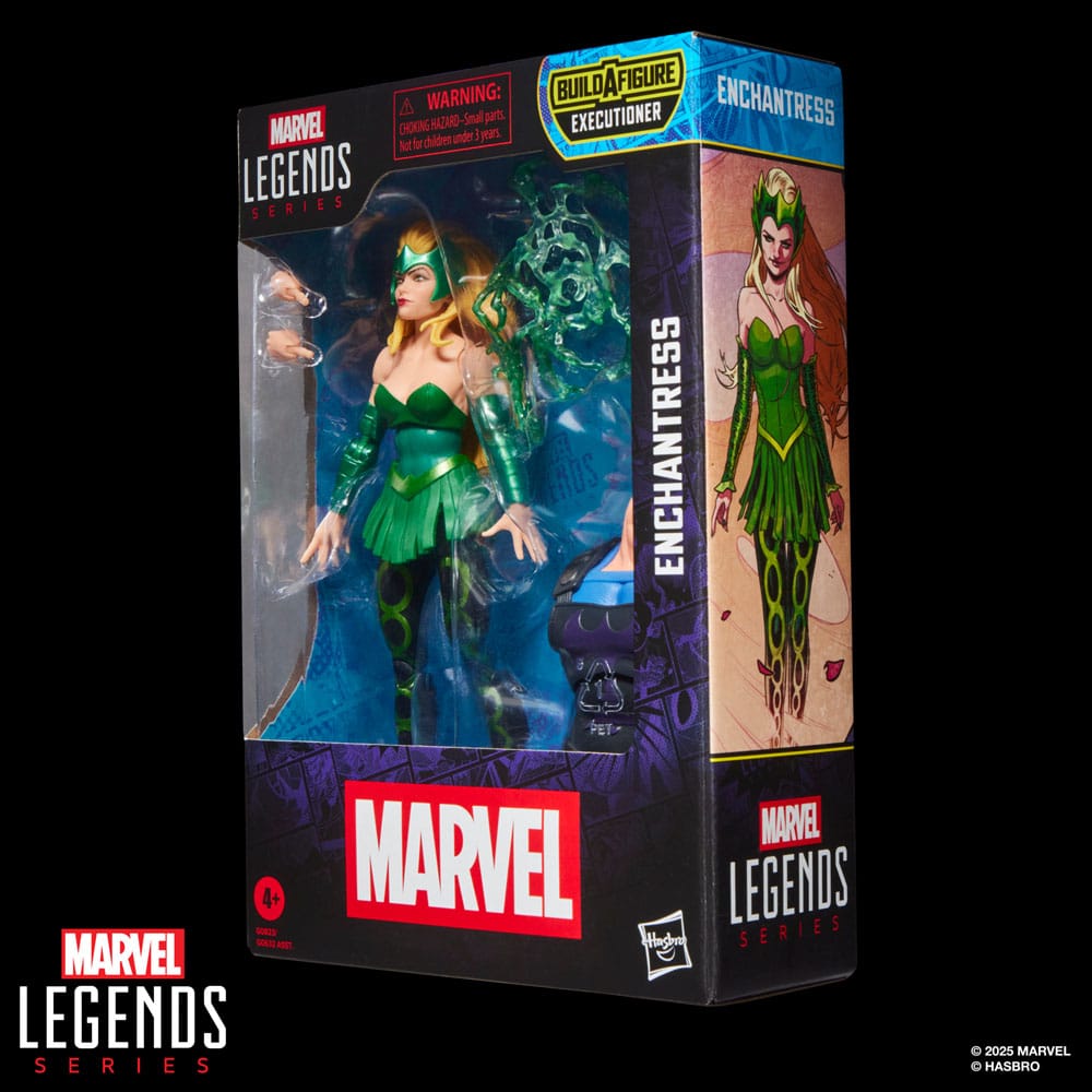 Action figures Marvel Legends Action Figure Enchantress (BAF: Executioner) från Hasbro