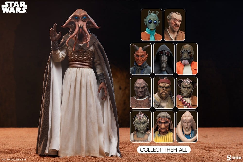 Action figures Star Wars Action Figure 1/6 Tessek från Sideshow Collectibles