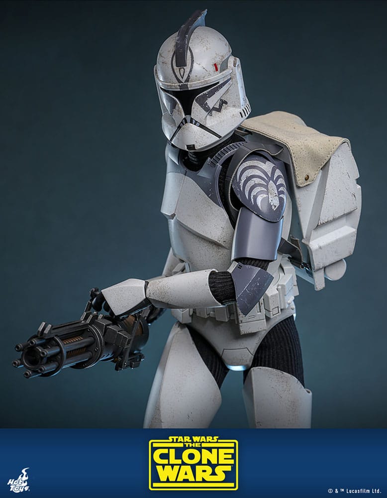 Action figures Star Wars The Clone Wars Action Figure 1/6 104th Battalion Wolfpack Clone Trooper Deluxe Version från Hot Toys