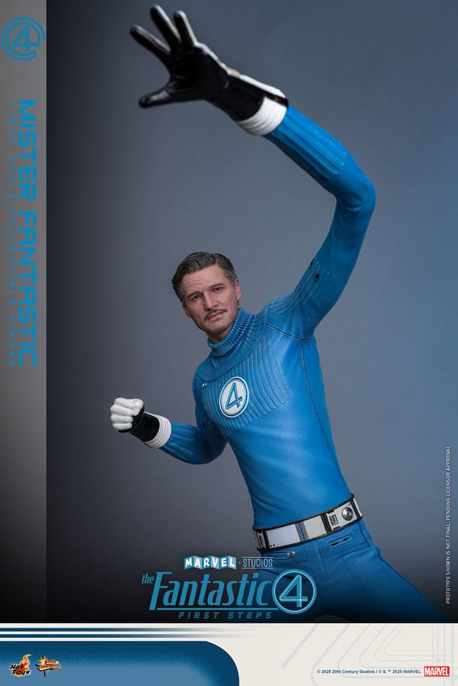 Action figures The Fantastic Four: First Steps Movie Masterpiece Action Figure 1/6 Mister Fantastic från Hot Toys