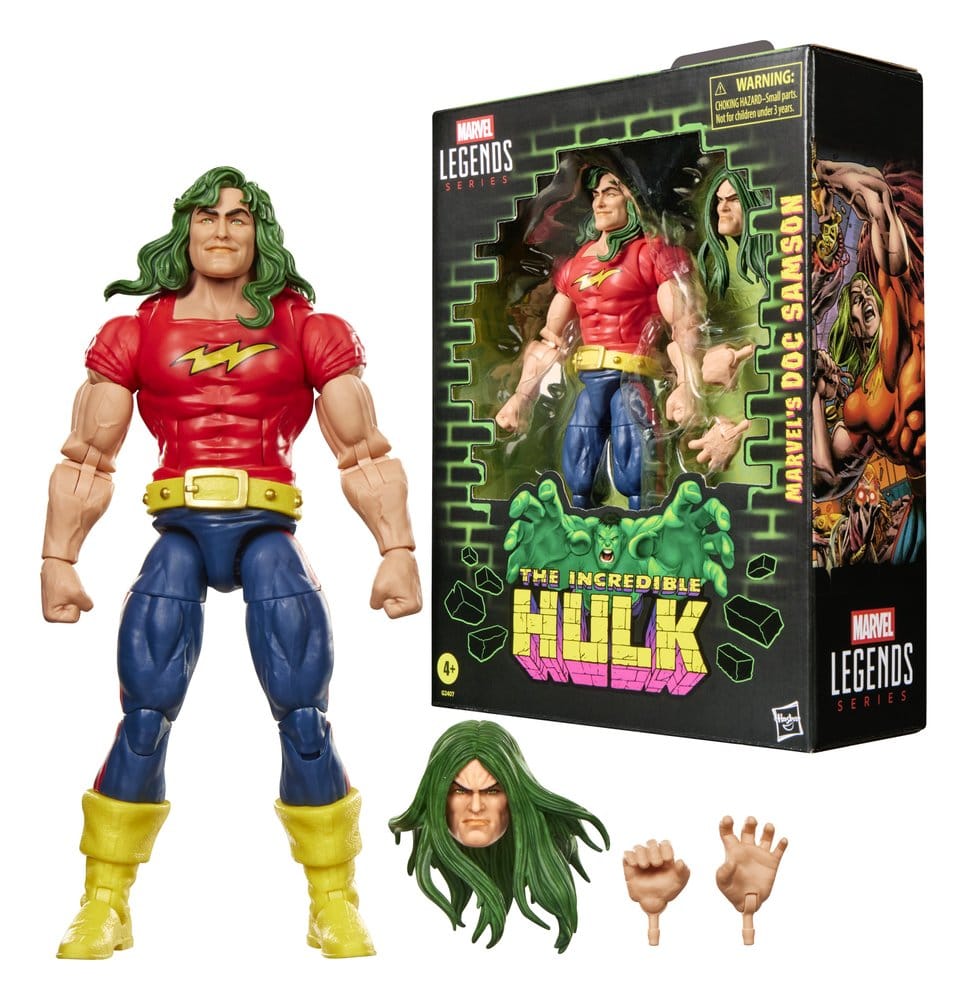 Action figures The Incredible Hulk Marvel Legends Action Figure Marvel's Doc Samson från Hasbro
