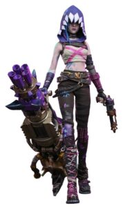 Arcane Action Figure 1/6 Fractured Jinx från Hot Toys