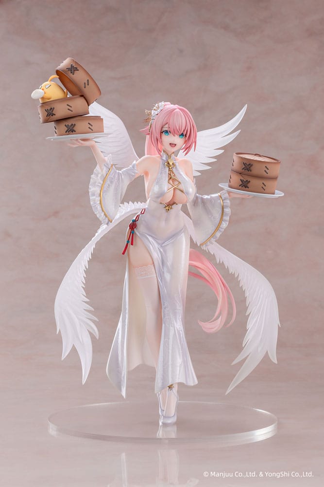 Azur Lane PVC Statue 1/6 Theseus: New Year's White Plumage Ver. frÃ¥n AniGame