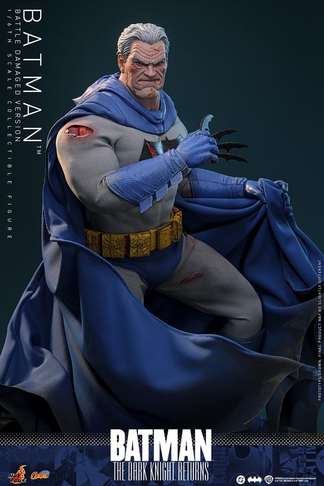 DC Comics Batman: The Dark Knight Returns Comic Masterpiece Action Figure 1/6 Batman (Battle Damaged Version)