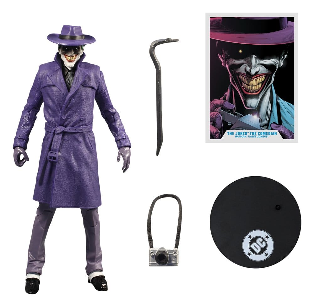 DC Comics DC Multiverse McFarlane Vault Collection Action Figure The Joker (The Comedian) (Batman: Three Jokers)