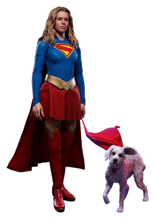 DC Comics Movie Masterpiece Action Figure Set Supergirl & Krypto frÃ¥n Hot Toys