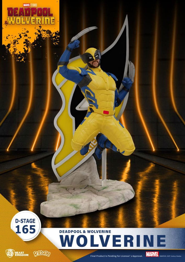 Deadpool 3 D-Stage PVC Diorama Wolverine frÃ¥n Beast Kingdom Toys