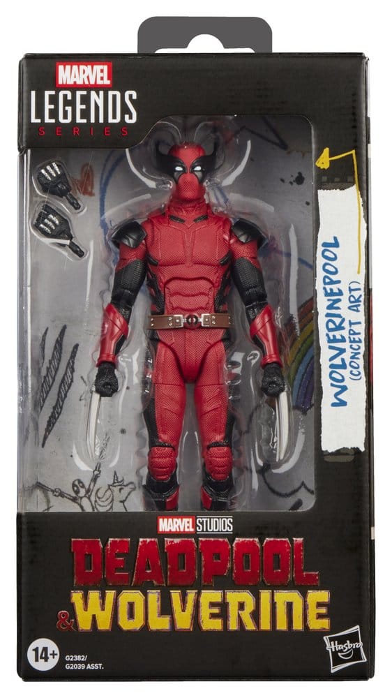 Deadpool & Wolverine Marvel Legends Action Figure Wolverinepool (Concept Art) från Hasbro