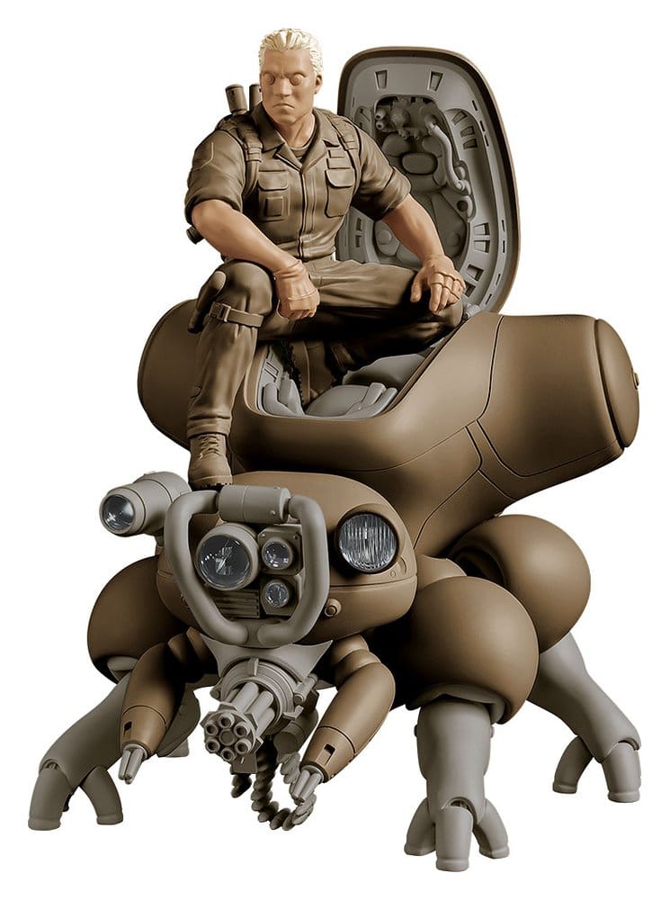 Ghost in the Shell PLAMAX minimum factory Plastic Model Kit Batou with Fuchikoma frÃ¥n Max Factory