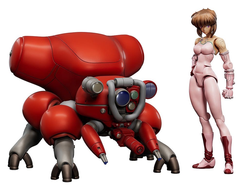 Ghost in the Shell PLAMAX minimum factory Plastic Model Kit Motoko Kusanagi with Fuchikoma frÃ¥n Max Factory