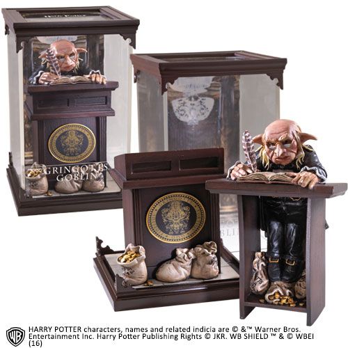 Harry Potter Magical Creatures Statue Gringotts Goblin frÃ¥n Noble Collection