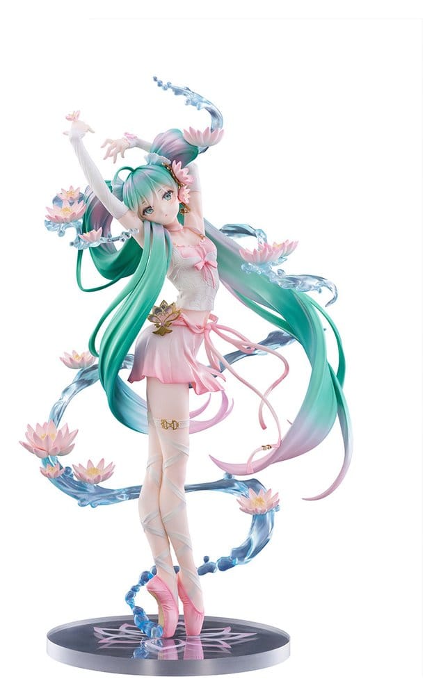Hatsune Miku F:NEX PVC Statue 1/7 Water lily Ver. frÃ¥n Furyu