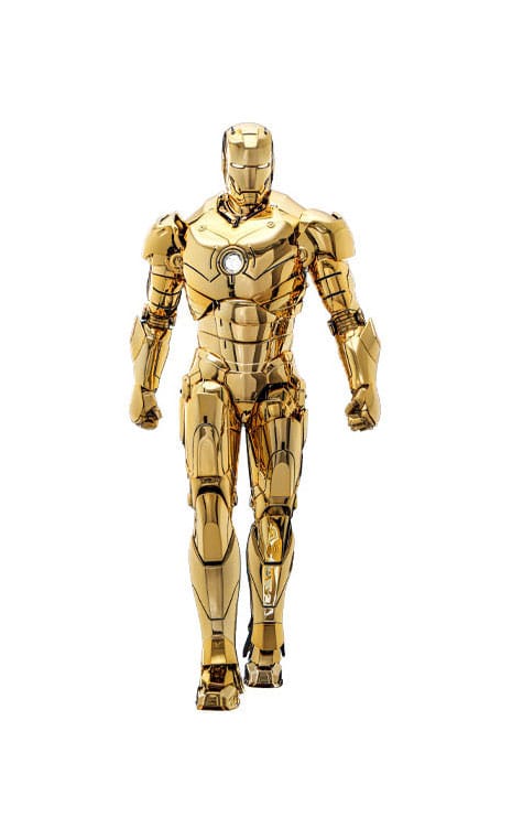 Iron Man Movie Masterpiece Diecast Action Figure 1/6 Iron Man Mark III (Gold Color Version) Hot Toys Exclusive från Hot Toys