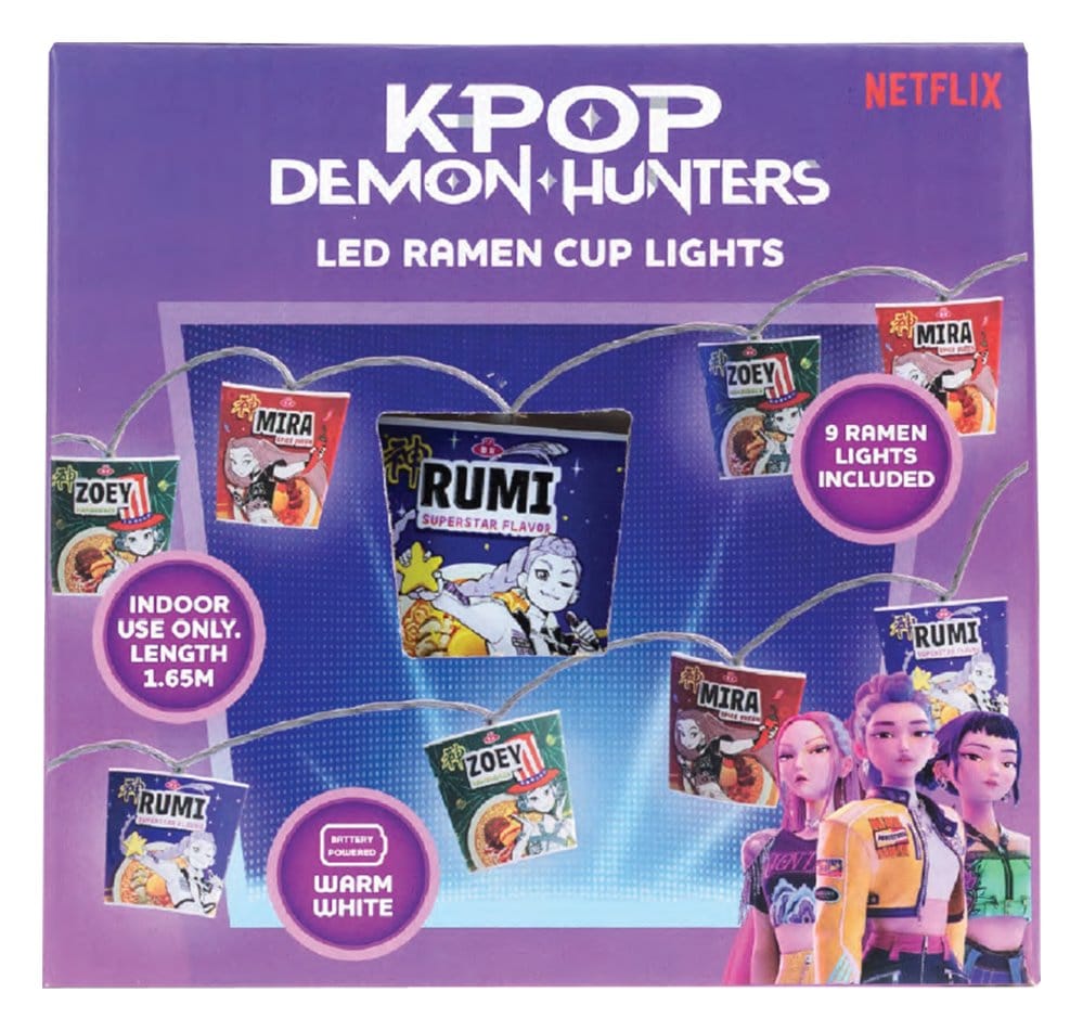 KPop Demon Hunters String Lights Ramen frÃ¥n Blue Sky Studios