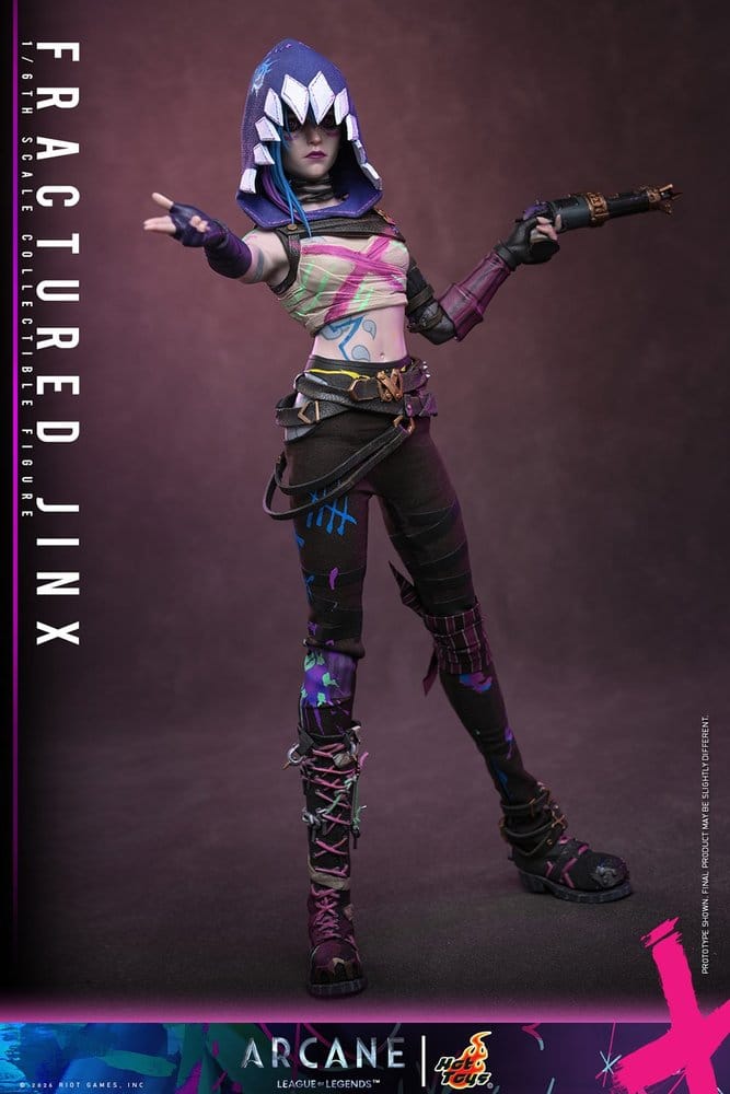 League of Legends Arcane Action Figure 1/6 Fractured Jinx