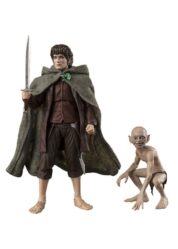 Lord of the Rings S.H. Figuarts Action Figures Frodo Baggins & Gollum frÃ¥n Bandai Tamashii Nations