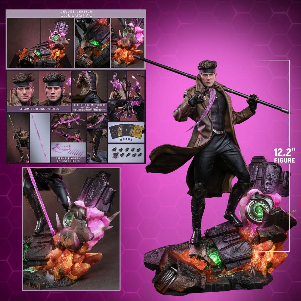 Marvel Avengers: Doomsday Movie Masterpiece Action Figure 1/6 Gambit (Deluxe Version)