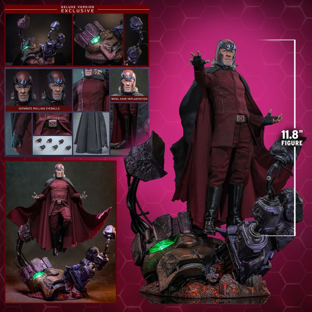 Marvel Avengers: Doomsday Movie Masterpiece Action Figure 1/6 Magneto (Deluxe Version)