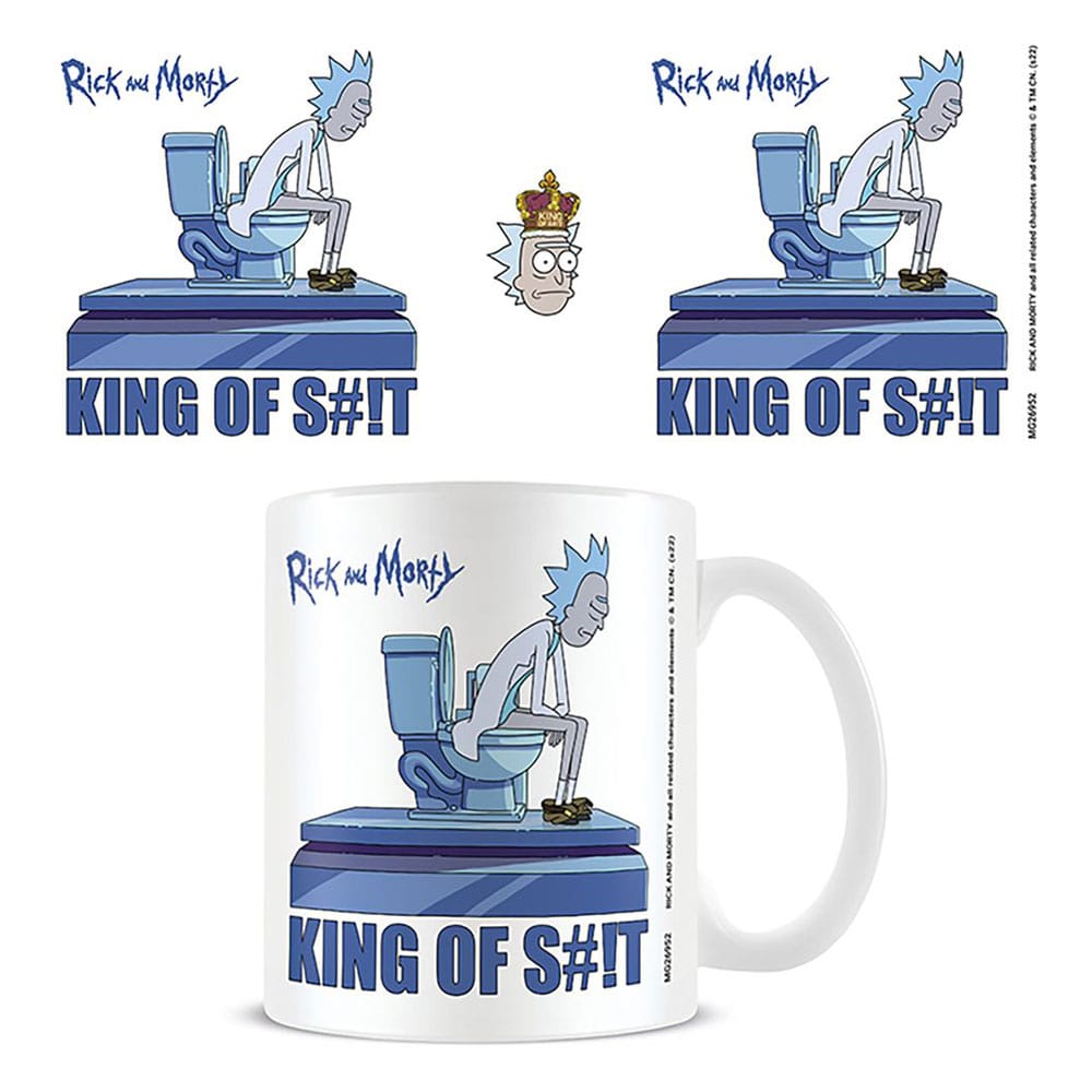 Rick and Morty Mug King of Shit frÃ¥n Pyramid International