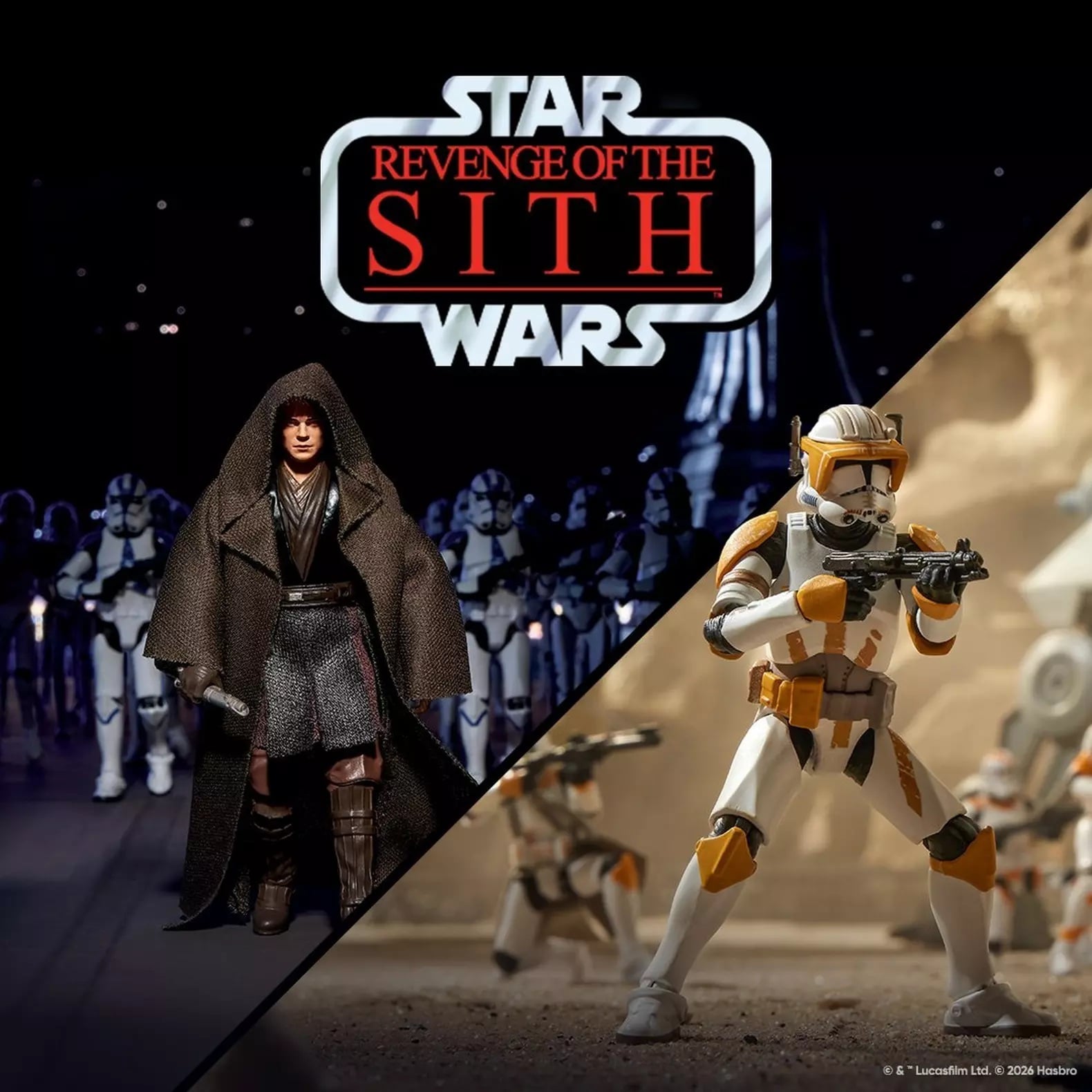 STAR WARS 3 - Anakin & Commander Cody - Fig. Vintage Collection