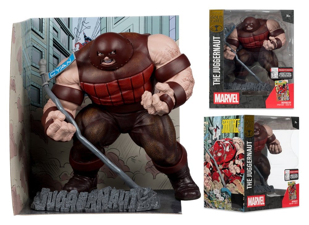 Statues Marvel Collection PVC Statue 1/10 The Juggernaut (Spider-Man #16) Gold Label från McFarlane Toys