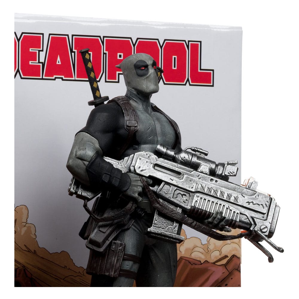 Statues Marvel Collection PVC Statue 1/6 Deadpool (Deadpool #1)(Grey Suit Chase) från McFarlane Toys