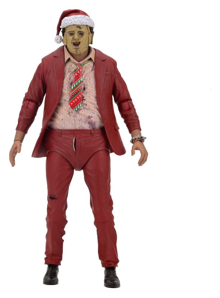Texas Chainsaw Massacre Ultimate Action Figure Santa Leatherface frÃ¥n NECA