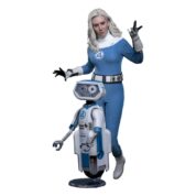 The Fantastic Four: First Steps Movie Masterpiece Action Figure 2-Pack 1/6 Invisible Woman & H.E.R.B.I.E. från Hot Toys