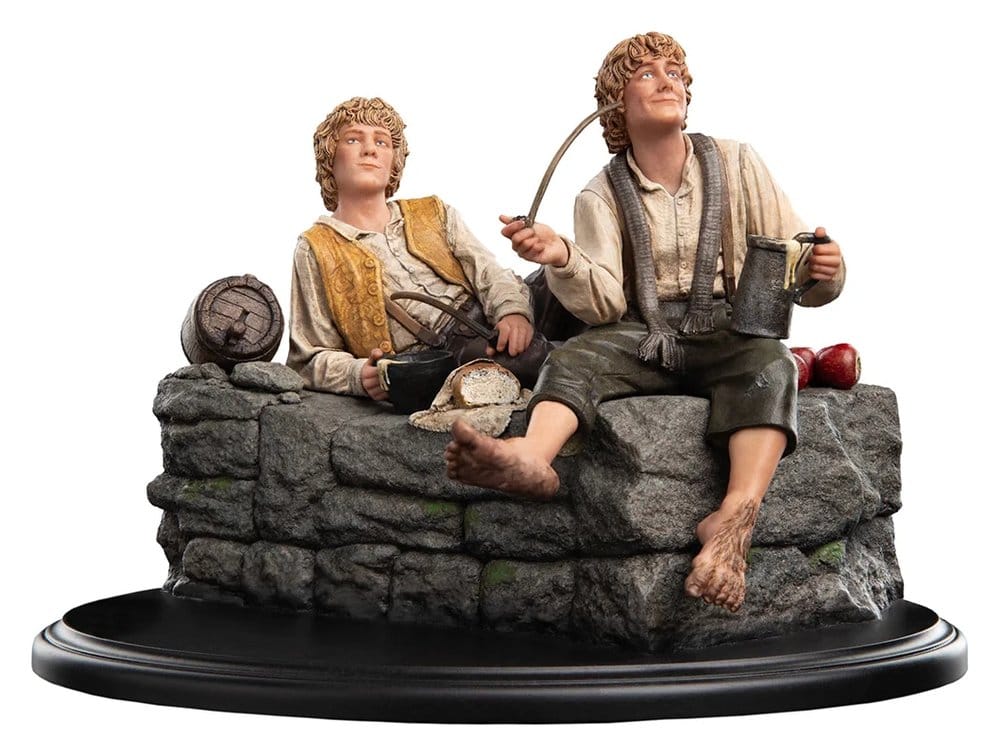 The Lord of the Rings Mini Statue Merry and Pippin frÃ¥n Weta Workshop