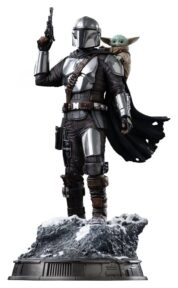 The Mandalorian & Grogu Art Scale Statue 1/10 The Mandalorian and Grogu från Iron Studios