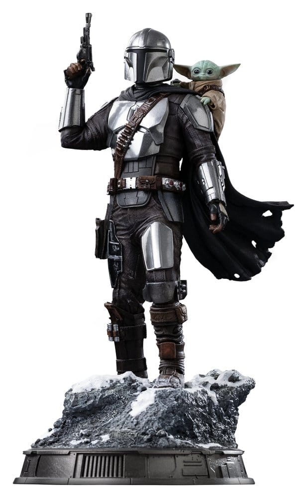 The Mandalorian & Grogu Art Scale Statue 1/10 The Mandalorian and Grogu frÃ¥n Iron Studios