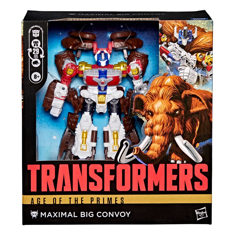 Transformers Age of the Primes Leader Class Action Figure Maximal Big Convoy från Hasbro