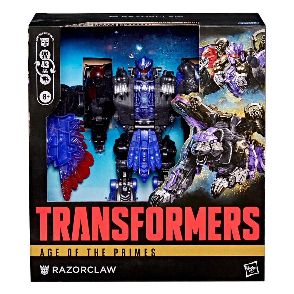 Transformers Age of the Primes Leader Class Action Figure Razorclaw från Hasbro