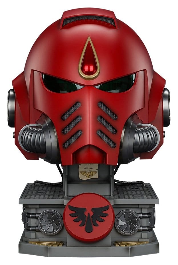 Warhammer Replica Blood Angels MkX Helmet & Display Stand frÃ¥n Joy Toy (CN)