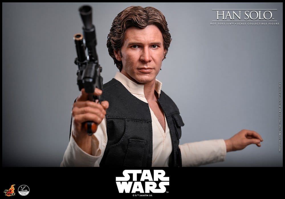 Action figures Star Wars Episode IV Action Figure 1/4 Han Solo från Hot Toys