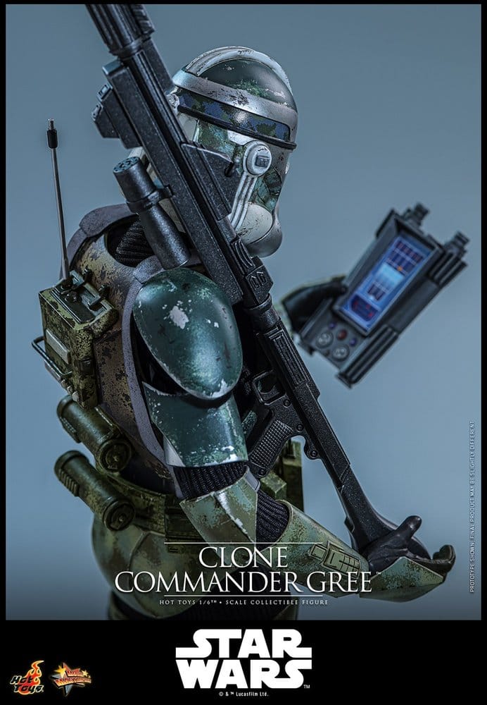 Action figures Star Wars Movie Masterpiece Action Figure 1/6 Clone Commander Gree från Hot Toys