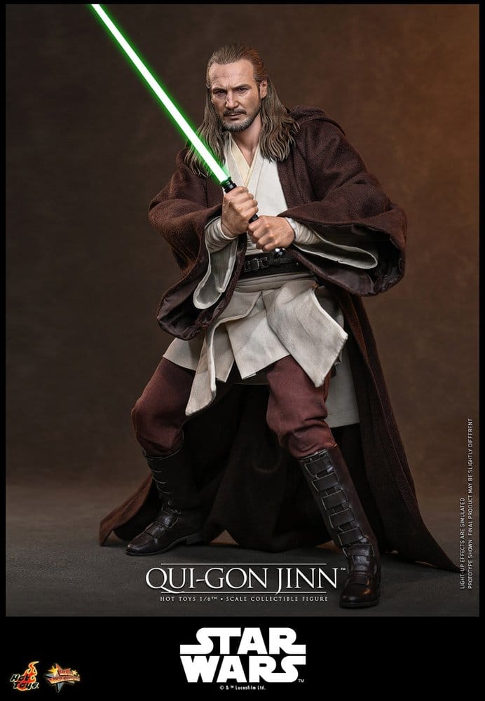 Action figures Star Wars Movie Masterpiece Action Figure 1/6 Qui-Gon Jinn (Collector Edition) från Hot Toys