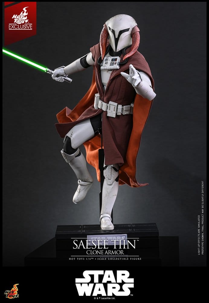 Action figures Star Wars: The Clone Wars Television Masterpiece Action Figure 1/6 Saesee Tiin (Clone Armor) (Hot Toys Exclusive) från Hot Toys