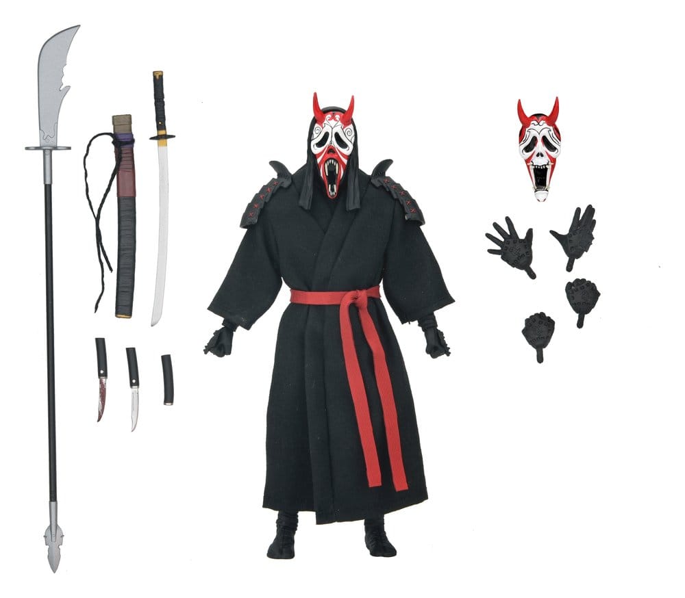 Action figures Takatoku Shogun Horror Action Figure Shinobi Ghost Face från NECA