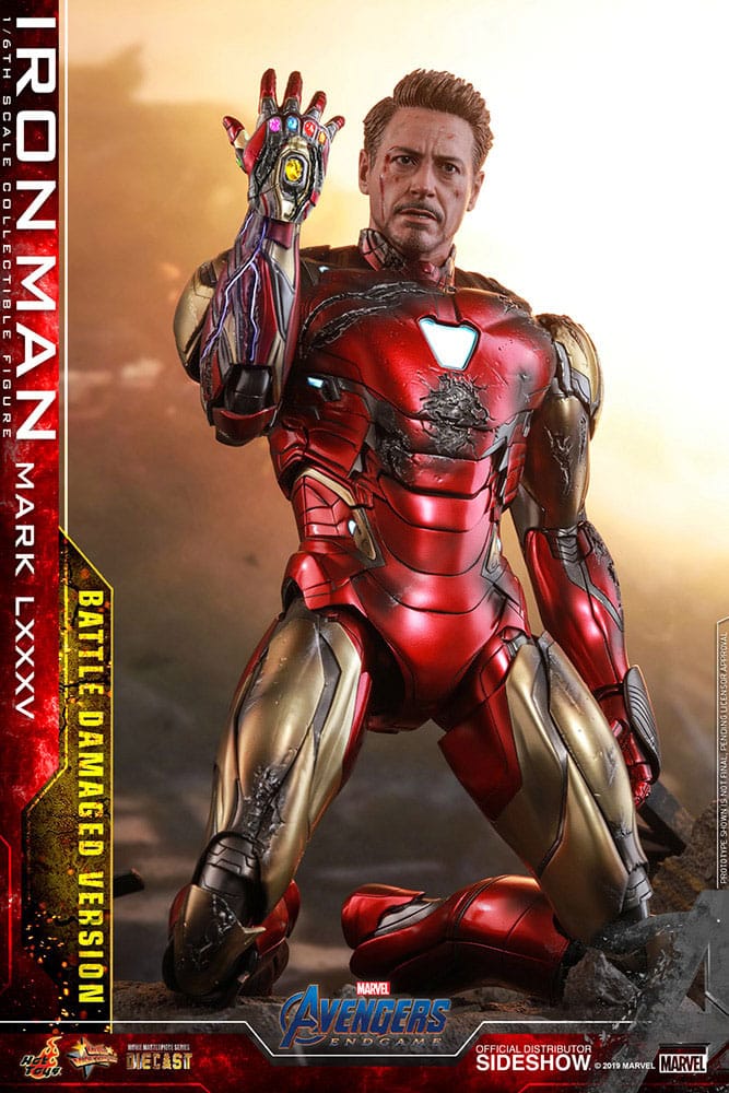 Marvel Avengers: Endgame Movie Masterpiece Diecast Action Figure 1/6 Iron Man Mark LXXXV (Battle Damaged Version) Special Edition