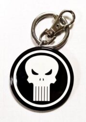 Marvel Comics Metal Keychain Punisher Logo från Semic
