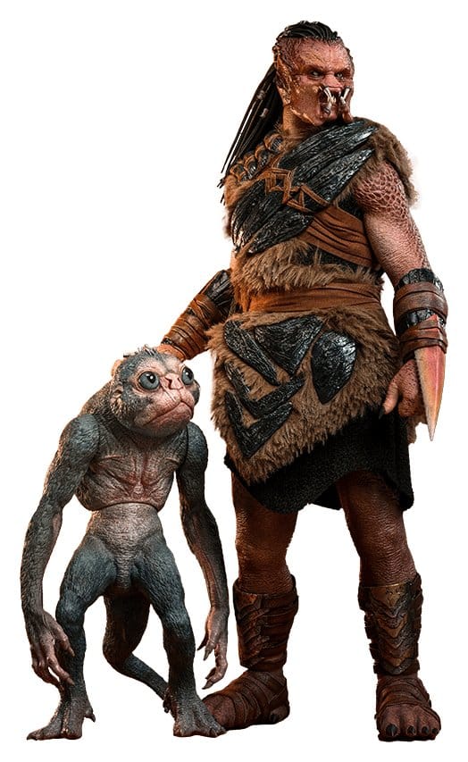 Predator: Badlands Movie Masterpiece Action Figures 2-Pack 1/6 Dek (Bone Bison Armor) and Bud frÃ¥n Hot Toys