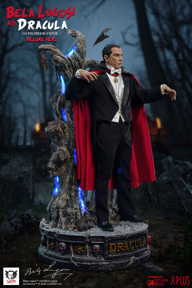 Statues Dracula (1931) Superb Scale Statue 1/4 Bela Lugosi as Dracula Deluxe Version från Star Ace Toys